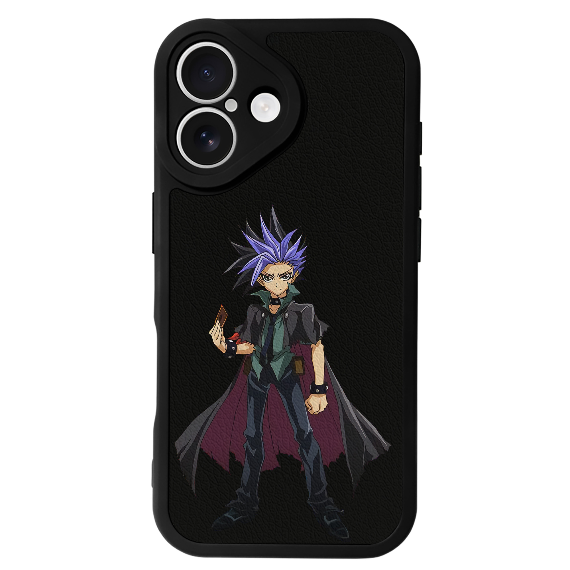 遊☆戯☆王 Yu-Gi-Oh! 【iPhone 16シリーズ対応】シリコンスマホケース（レザー調） 材質：シリコン